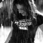 девушка и дождь